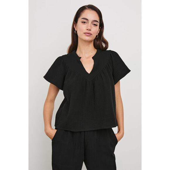 Rails Tops - Rails Sayer Shirt Black Medium NWT